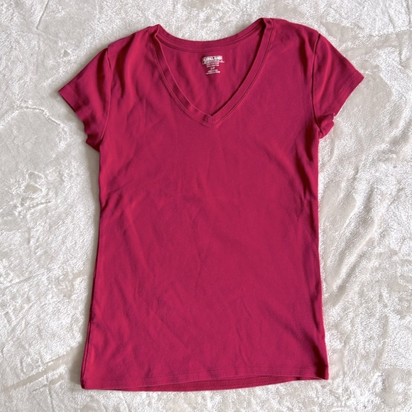 Kirkland Signature Fuschia Pink Pima Cotton T-shirt Size Small - Picture 1 of 3
